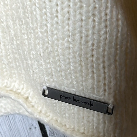 Peace Love World “Thankful” spice Intarsia Sweater Size XS - Picture 5 of 14